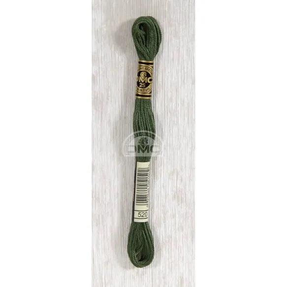 Fil mouliné - Les verts