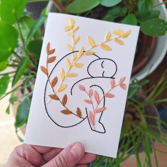 Initiation à la broderie sur papier