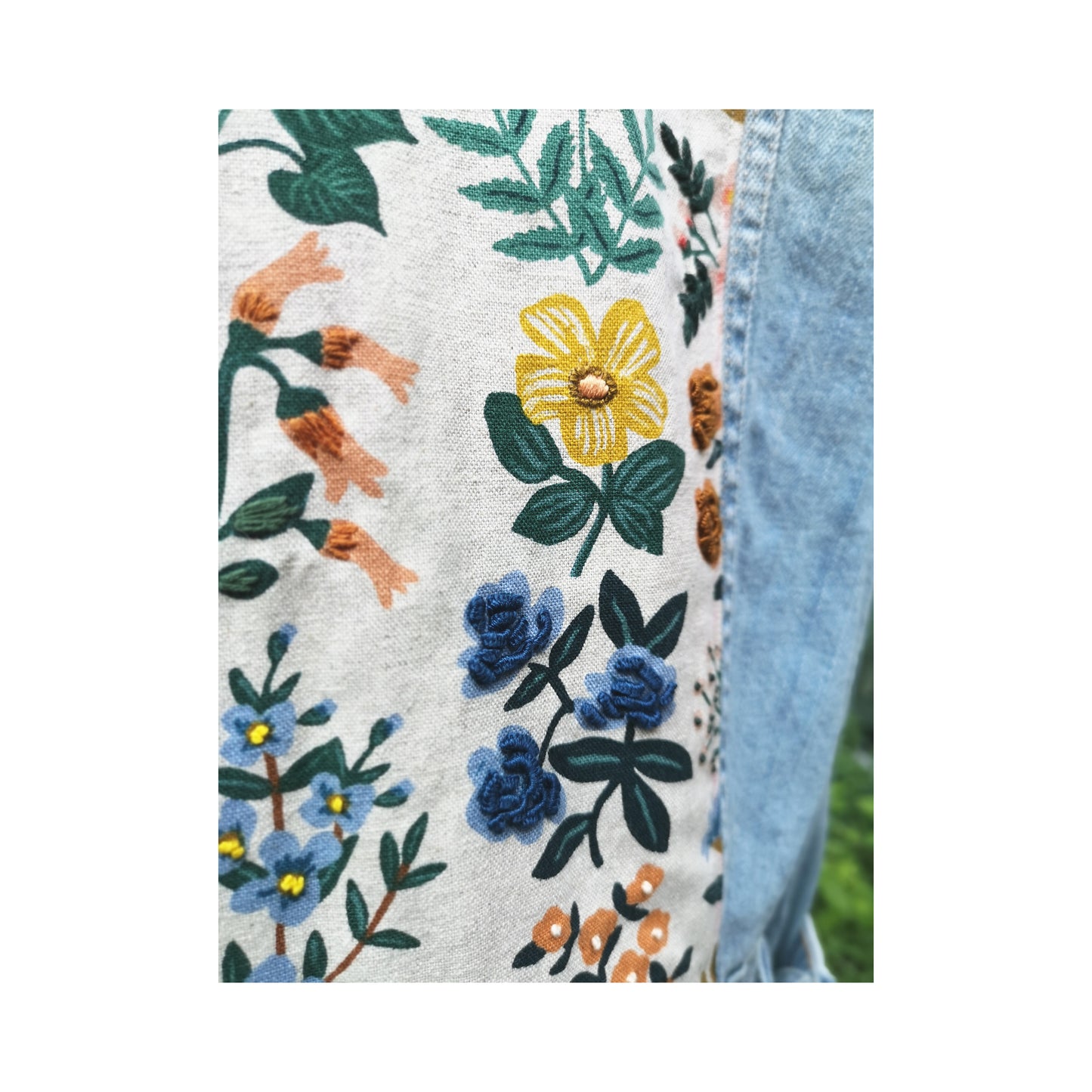 La veste en jeans - Le jardin