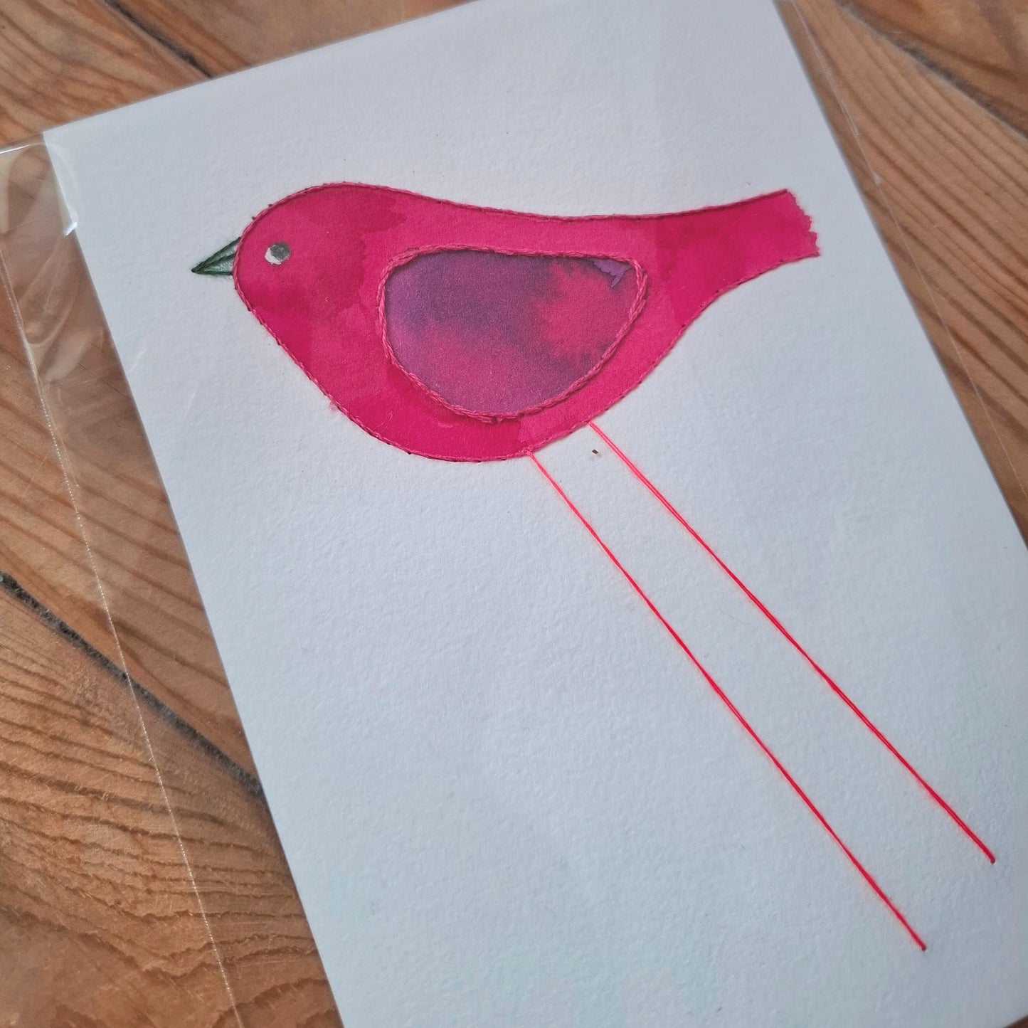 Les oiseaux colorés - Fuchsia