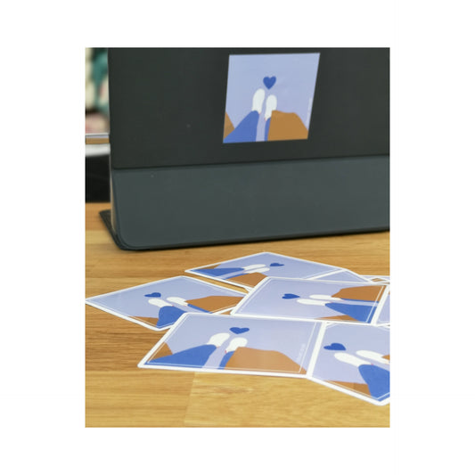 Coeur graffiti - stickers