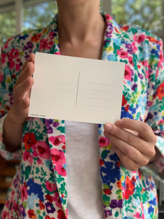 Le bouquet - carte postale