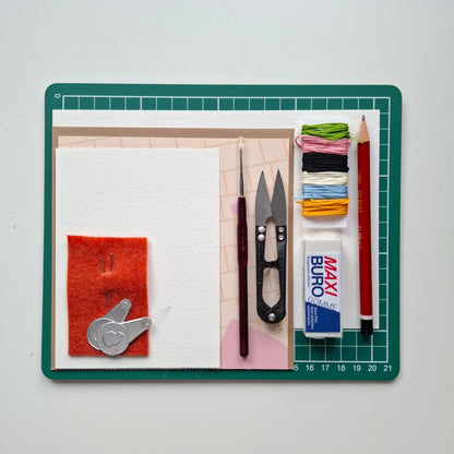 Point de départ - Kit d'outils de broderie sur papier