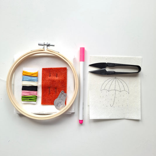 Kit de démarrage : outils - broderie sur tissu