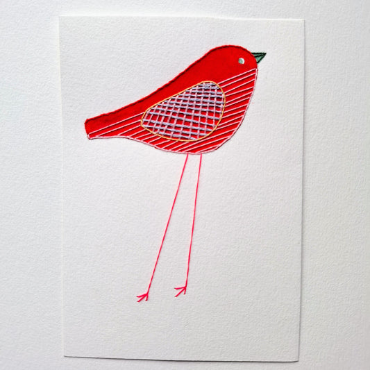 Les oiseaux colorés - Rouge