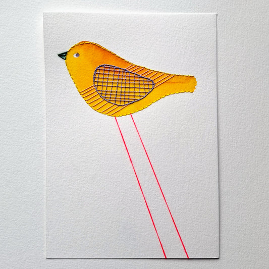 Les oiseaux colorés - Jaune