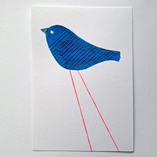 Les oiseaux colorés -  Blue