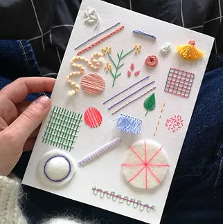 Initiation à la broderie sur papier