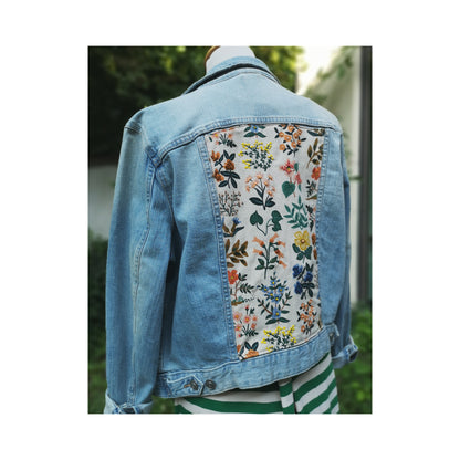 La veste en jeans - Le jardin
