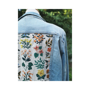 La veste en jeans - Le jardin