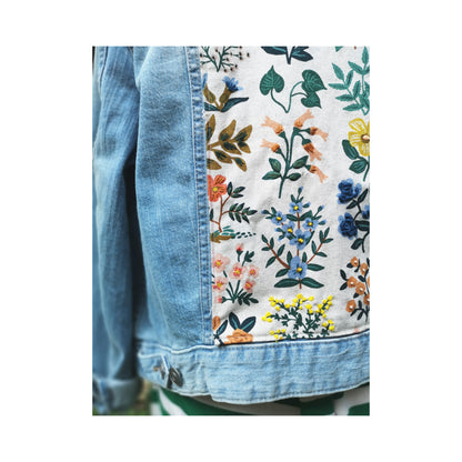 La veste en jeans - Le jardin