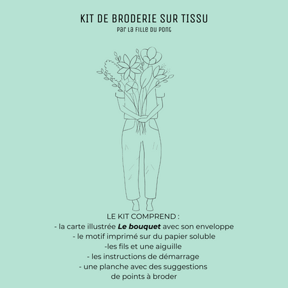 Le bouquet KIT PAPIER/TISSU