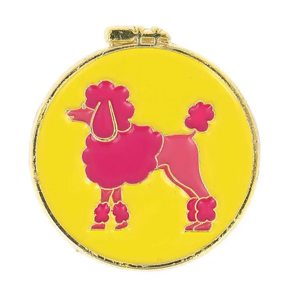 Aimant à aiguille - Caniche