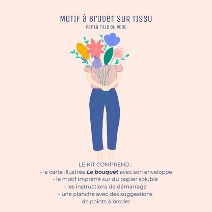 Le bouquet KIT PAPIER/TISSU