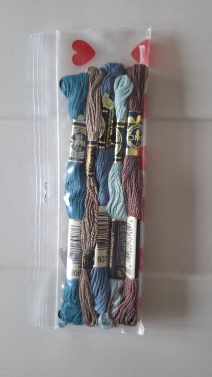 Assortiments de fils moulinés