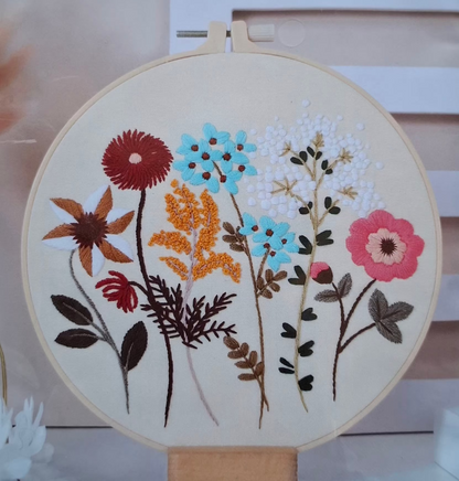 Kit de broderie - Fleurs printanières