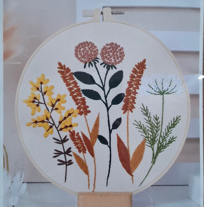 Kit de broderie - fmeurs champêtres