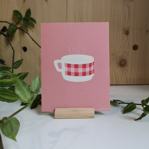 But first, coffee. - carte postale