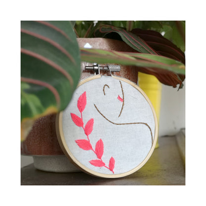 Broderie Pocket Pink cocoon