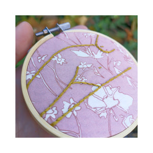 Broderie Pocket - corps (fil ocre)