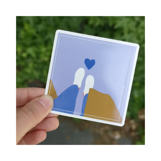 Coeur graffiti - stickers