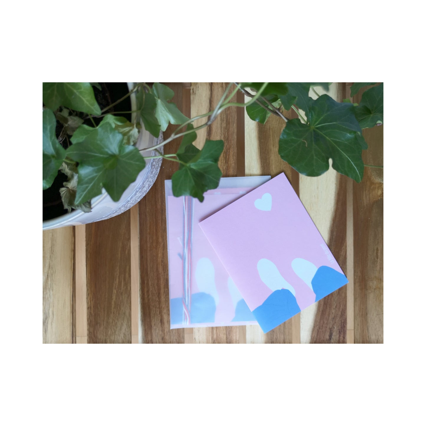 Coeur Grafitti - kit broderie papier